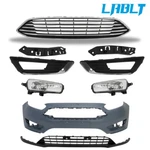 Lablt Front Bumper Cover+upper Lower Grille+fog Light 2015-2018 Ford Focus. Fixed Price $208.41.