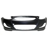 Front Bumper Cover Primed For 2014-2017 Hyundai Accent From 10/15/2013. Fixed Price $144.19.