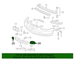 2005-2006 Acura Rsx Genuine Front Bumper Grille Cover Right Oem 71103-S6M-000. Fixed Price $64.60.