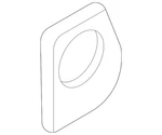 Genuine Audi Impact Bar Gasket 4M0-807-669. Fixed Price $9.99.