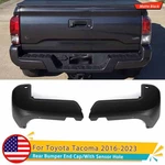 Matte Black Rear Bumper End Caps Cover W/sensor Hole For 2016-2023 Toyota Tacoma. Fixed Price $31.25.