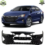 Front Bumper Cover Primed Plastic For 2019-2020 Hyundai Elantra. Fixed Price $330.00.