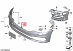 Genuine Bmw M5 F90 G30 G31 G38 518D 520D Ed Trim Grille Front 51137349586. Fixed Price $47.53.