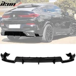 Fits 20-26 Bmw G06 X6 Sport Ikon Style Gloss Black Rear Diffuser Pp 3PCS. Fixed Price $144.99.