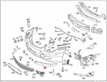 Genuine Mercedes R230 Sl Rail Right Pts 23088514219999. Fixed Price $119.36.