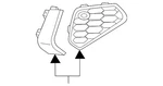 Genuine Audi Bumper Cover Spacer Panel 8Y4-807-763-16P. Fixed Price $151.20.