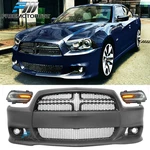 Fits 11-14 Dodge Charger SRT8 Style Front Bumper Cover Pp With Headlights. Fixed Price $869.99.