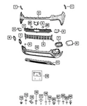 Genuine Mopar Front Lower Fascia 6WY86RXFAA. Fixed Price $112.14.