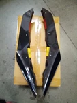 Varis Carbon Fiber Front Bumper Canard Set For Evo 8 9 Ver. 1. Fixed Price $399.00.