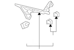 Genuine Gm Passenger Side Rear Bumper Fascia Guide 92247764. Fixed Price $67.35.