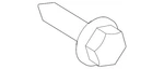 Genuine Nissan Door Trim Panel Screw 01456-A6071. Fixed Price $9.64.