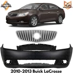 Front Bumper Cover Paintable & Grille Assembly Kit For 2010-2013 Buick Lacrosse. Fixed Price $375.00.