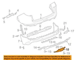 Gm Oem 18-23 Terrain Rear Bumper Components-cover 84282007. Fixed Price $59.30.