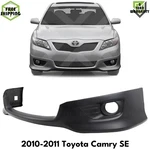 Front Lower Valance With Fog Lights Holes Primed For 2010-2011 Toyota Camry Se. Fixed Price $140.00.