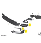 New Bmw X2 F39 Front Right Bumper Grille Set 51117429016 51117445092 51119881514. Fixed Price $255.13.