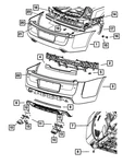 Genuine Mopar Rear Fascia Strip 1TR10SZ0AA. Fixed Price $268.92.