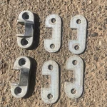 1960-63 Ford Falcon Station Wagon Tail Gate Striker Plates And Shims Oem. Fixed Price $65.00.