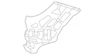 Genuine Mercedes-benz Basic Carrier Bumper 167-885-41-06. Fixed Price $109.20.