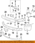 Gm Oem 00-19 Acadia Front Bumper Components-air Deflector Nut 11516372. Fixed Price $18.08.
