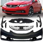 7PC Kits For Civic Sedan 2013-2015 Bumper Cover Upper Grille Brackets Support. Fixed Price $318.90.