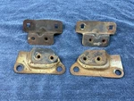 67 68 Pontiac Firebird Original Rear Bumper Bracket Set. Fixed Price $106.21.