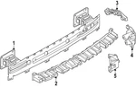 Genuine Ford Bracket Bumper Mounting R2TZ-17787-A. Fixed Price $34.82.