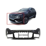 Front Upper Bumper Cover For 2021-2021 Hyundai Santa Fe Primed HY1014104. Fixed Price $221.80.