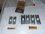 1953-59 (?) Ford Station Wagon Lift Gate Latch Escutcheon Nos B9A5943213A. Fixed Price $15.00.
