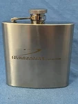 Stainless Steel Hip Flask 6OZ Screw Cap Laser Etched "innovative Technologies". Fixed Price $10.00.