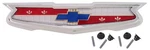 1955 Chevy Car Belair 150 210 Trunk Emblem Complete 55C-16735-R*. Fixed Price $79.00.