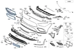 Genuine Mercedes-benz Basic Carrier Bumper 118-885-25-03. Fixed Price $57.97.