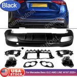 GLE53 Style Rear Diffuser+tailpipes For Mercedes Benz W167 Sport Bumper 19+. Fixed Price $445.99.