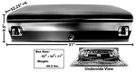 1965 Chevy Nova Rear Deck Lid New. Fixed Price $574.97.