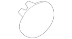 Genuine Mazda Tow Bracket Cover BJS7-50-EL1-9U. Fixed Price $5.36.