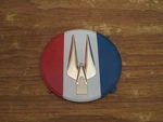 1963 1964 Studebaker Hawk Trunk Emblem Orig Nos Gran Turismo Red Wht Blue. Fixed Price $60.00.