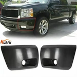 For 2007-2013 Chevrolet Silverado 1500 Front Bumper End Caps Fog Light Cover Set. Fixed Price $37.99.