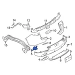 For Dodge Hornet 2024-2025 68606858AA Rear Left Bumper Cover Heat Shield. Fixed Price $201.00.