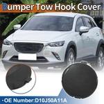 Front Car Bumper Tow Hook Cover For Mazda CX-3 NO.D10J50A12A Machine Gray. Fixed Price $16.24.