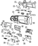 Genuine Mopar Instrument Panel Cover 5JU27XDHAA. Fixed Price $324.59.