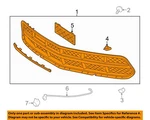 Gm Oem 16-19 Corvette Front Bumper Components-grille Assy 23507623. Fixed Price $480.23.