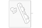 Genuine Kia Side Retainer 86613-1W000. Fixed Price $21.68.