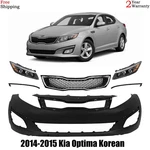 Front Bumper Cover Fascia & Head Light Kit For 2014-2015 Kia Optima Korean. Fixed Price $461.50.
