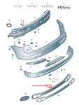 Genuine Audi Q5 Fy Rear Bumper Cover Spacer 80A807823A New Stock. Fixed Price $242.56.