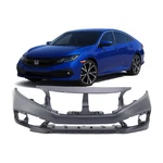 Bumper Cover For 2019 2020 Honda Civic Sedan Ex Lx Sport Touring Front Primed. Fixed Price $117.80.