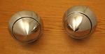 1957 Chevy Front Accessory Bumper Bullets Chrome , Pair With Hardware * Usa Made. Fixed Price $153.90.