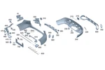 Genuine Mercedes-benz Basic Carrier Bumper 254-880-05-00. Fixed Price $68.04.