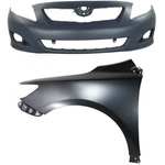 Bumper Cover Kit For 2009-2010 Toyota Corolla Front Pieces. Fixed Price $223.99.
