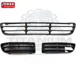 New Front Bumper Grille & Fog Light Cover 3PC 1999-2005 Volkswagen Jetta. Fixed Price $57.48.