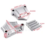 Chromed Front Fender Brackets Spacers 1.25 Extension For 1993-2013 Hd Lowers. Fixed Price $70.99.