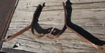 1942 1946 Ford Rear Bumper Brackets Original Pair Car. Fixed Price $245.00.
